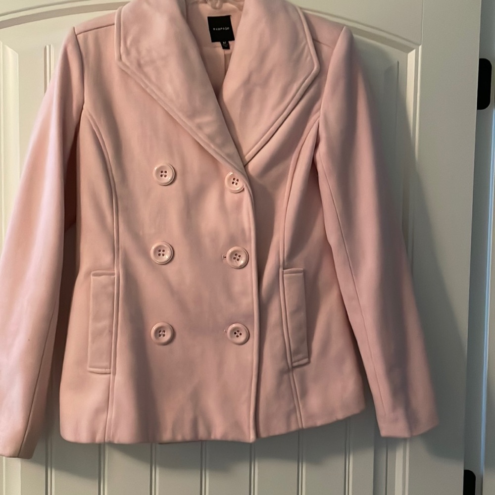 Like New Rampage Pink Peacoat